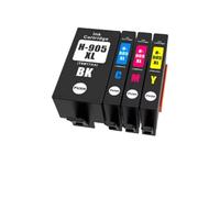 XGdEKA Compatible Ink Cartridge For 905-905 Works With For Part Number 8K1927225B Compatible With Printer Models Officejet Pro 6960 6970(1 Set 4 PCS)