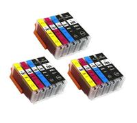XGdEKA Compatible Ink Cartridge PGI 280 CLI 281 For Printer TS9120 TS8120 TS6120 TS6220 TR8520 TR7520 280 281 XL PGI280 CLI281(5Color 3set)