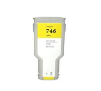 XGdEKA Compatible Ink Cartridges For 746 Works With Designjet Z6 And Z9 Postscript Large Format Printers(300ML Y)
