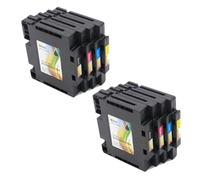XGdEKA Compatible Ink Cartridges For SG500 SG1000 Printers 1/2/3/4 Sets Chip Sublimation Ink No Serial Number(2 set - K C M Y)