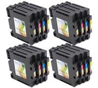XGdEKA Compatible Ink Cartridges For SG500 SG1000 Printers 1/2/3/4 Sets Chip Sublimation Ink No Serial Number(4 set - K C M Y)