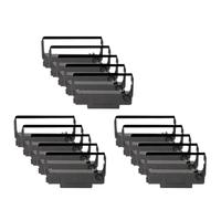 XGdEKA Compatible Ink Print Ribbon For ERC30 ERC34 ERC38 Works With TM-U230 U300 U300D U325 U370 U375 TM-200-UB 267 II 270 Printer Universal Replacement Ribbon(15 pcs Black)