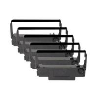 XGdEKA Compatible Ink Print Ribbon For ERC30 ERC34 ERC38 Works With TM-U230 U300 U300D U325 U370 U375 TM-200-UB 267 II 270 Printer Universal Replacement Ribbon(5 pcs Black)