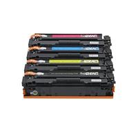 XGdEKA Compatible Toner Cartridges CF400A 401A 402A 403A 201A For Pro M252 M252dw M277n M252N M277dw M274n Printers Color Toner(Color BK C M Y)