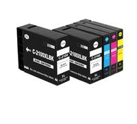 XGdEKA Compatible With Printer Models MAXIFY Ib4010 IB4110 MB5110 MB5310 MB5410 PGI2100 PGI-2100 PGI2100XL Ink Cartridge For Part Number PGI2100(1SET PLUS 1PCS BLACK)