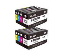 XGdEKA Compatible With Printer Supplies Officejet Pro 8100 8600 8610 8615 8620 8625 251dw 276dw For 950 950XL 951XL 950 951 Ink Cartridges(2SET)