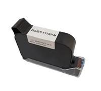 XGdEKA DCODE 1730M 12.7mm TIJ Ink Cartridge Compatible With Water-Solvent Black Inks Replacement Cartridges(1PC)