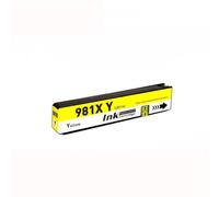 XGdEKA Ink Cartridge Compatible With 981x 981X 981 981 PageWide Enterprise Color 556xh 586dn E58650dn E55650 Printer(HP981X Yellow)