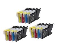XGdEKA Ink Cartridge LC38 LC39 LC61 LC65 LC980 LC985 LC990 LC1100 Compatible With DCP-J125 DCP-185C DCP-195C DCP-J315W DCP-145C DCP-185C DCP-385C DCP-535 Printers(Y 1PC)