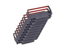 XGdEKA Ink Printing Ribbon Compatible With ERC30 ERC34 ERC38 For Use With TM-U220PD U230 U210A TM-U370 U300C M188B M188D Printers(10 pcs Black and red)