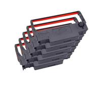 XGdEKA Ink Printing Ribbon Compatible With ERC30 ERC34 ERC38 For Use With TM-U220PD U230 U210A TM-U370 U300C M188B M188D Printers(5 pcs Black and red)