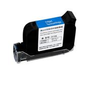 XGdEKA JS10M Handheld Printer Ink Cartridge Fast Dry Eco Solvent Ink 600DPI 12. 7mm Print Height Color Cartridge Compatible With Inkjet Printers(1 blue ink)
