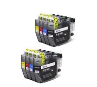 XGdEKA LC3213 LC3211 Ink Cartridge Compatible With Printer Models DCP-J572DW DCP-J772DW DCP-J774DW MFC-J491DW MFC-J497DW J890DW J895DW For Part Number LC3213 LC3211(2 SETS(8PCS))