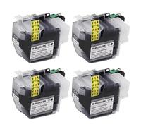 XGdEKA LC462 LC462XL 462 Compatible Ink Cartridge Replacement For MFC-J2340DW MFC-J3540DW MFC-J3940DW Printers(LC462XL-Black 4pcs)