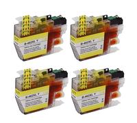 XGdEKA LC462 LC462XL 462 Compatible Ink Cartridge Replacement For MFC-J2340DW MFC-J3540DW MFC-J3940DW Printers(LC462XL-Yellow 4pcs)