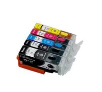 XGdEKA PGI-480 PGI480 481 Refillable Ink Cartridge Compatible With Printer Models 480 TS704 TR7540 TR8540 TS6140 TS8140 TS9140 TS9540 TS9541C For Part Number PGI-480(1SET 5PCS)