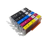 XGdEKA PGI-570 CLI-571 PGI570 570XL Compatible Ink Cartridge Compatible With Printer Models MG5750 MG5751 MG5752 MG5753 MG6850 TS5050 TS5051 TS5052 For Part Number PGI-570 CLI-571(1 SET 5PCS)
