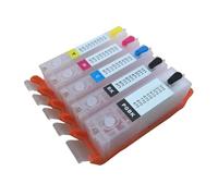 XGdEKA Refillable Ink Cartridge Compatible With Printer Supplies TS5070 TS6070 TS8070 MG5770 MG6870 MG7770 For Part Number PGI-770 CLI-771(EMPTY CARTRIDGE 5X)