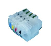 XGdEKA Refillable Ink Cartridge LC421 LC421XL With Disposable Chip Compatible With DCP-J1050DW DCP-J1140DW DCP-J1800DW MFC-J1010DW Printers(LC421XL)