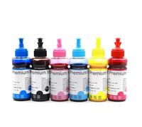 XGdEKA Sublimation Ink 100ml Compatible With WF 2630 2750 2760 2850 2860 3620 3640 7010 7110 7210 Printer Heat Press Transfer To Mug Garment(6Colors 1Set)