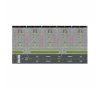 Xgdsnly 1:400 Aircraft Airport Background Simple Board to Clean Landing Strip Apron Model Mat, style to 6