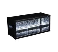 Xgdsnly 1/64 Scale Model Car Diorama Display Box Organizer with LED Lighting PP Construction Suitable for Collectors Home Private 30cmx125cmx13cm