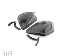 Xgdsnly 1 Pair Motorcycle Rainproof Handlebar Guard Windshield Deflectors Iron and pp Protection Easy Install suitable for outdoor