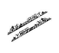 Xgdsnly 2 Pieces Car Sticker Decal Van Decorative PVC Creative Shockproof Suitable for Parties Daily Decoration Long Trips, Black