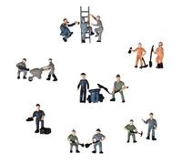 Xgdsnly 20 Painted Model Railway Street Passenger Figures, Scale 1:25, Type D