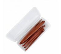 Xgdsnly 7 Pieces Clay Sculpting Tools Ergonomic Wooden Clay Sculpting Tools Comfortable Wooden Modeling Sticks for Art Class, 7-Piece Rosewood Clay Sculpting Tool Set with PP Storage Box