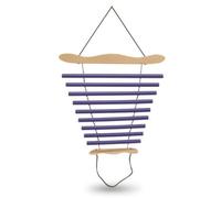Xgdsnly 9 Tone Wind Chime Melodious Hanging Chime with Mallet Pure Sound Healing Instrument for Mindfulness Teachers, Blue