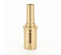 Xgdsnly Brass Training Mute Compact Pressure-Reducing Mute Accurate Pitch for Wind Instrumentalists, Students, Preliminary Practices, Gold
