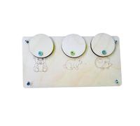 Xgdsnly Busy Board Accessories DIY Wooden Sensory Learning Game Cognitive Development for Children Early Intervention, pairing