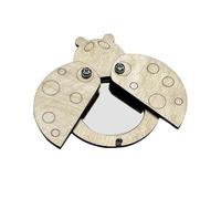 Xgdsnly Busy Board Accessories DIY Wooden Sensory Learning Game Cognitive Development for Children Early Intervention, mirror