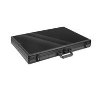 Xgdsnly Card Display Case Aluminium Showcase Box Lockable Tabletop Carry Handle for Trading Baseball Jewelry Sports Cards Suitable for Exhibition Show H