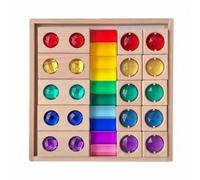Xgdsnly Children Acrylic Blocks Building Blocks Sensory Blocks With Hand Eye Coordination And Focus Building Play Suitable for preschool stations therapy rooms calm down areas at nooks