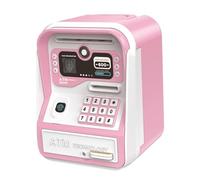 Xgdsnly Children's Money Box/Box with Creative Function and Sturdy Closure, Made of PP Material, for Children's Desk Decoration/Books, Pink