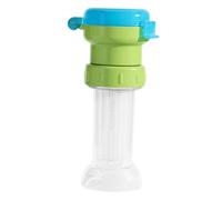 Xgdsnly Children's Water Bottle with Cap, Portable Lid with Storage Box and Reusable Leak PP Silicone, Suitable for School Outings, Green Blue