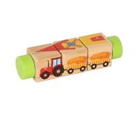 Xgdsnly Compact Toy | Smooth Rounded Edges, Picture Matching Toy, Fine Motor, for Travel, Kids, Farm