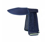 Xgdsnly Construction Sun Visor Hard Hat Shade Helmet Brim Cover Neck Drape With Reflective Trim for Cooling Mesh and Heat Management suitable for heavy grounds outdoor duty, Navy Blue, Standard