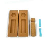 Xgdsnly Cork Brick for Yogis, Athletes, Cork Yoga Column Set 10 30cm