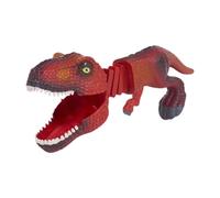 Xgdsnly Dinosaur Grasping Toy for Children, Grabber Tool, Dino Hand Snapper, Mechanical Handle Made of Sturdy PP for Family Celebrations And Children's Pa, Red Dinosaur
