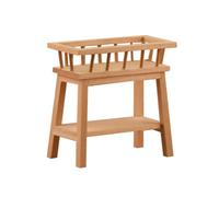 Xgdsnly Dollhouse Flower Stand Handmade Miniature Flower Shelf Dollhouse Display Rack for Hobbyists, Tabletop Scenes