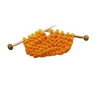 Xgdsnly Dollhouse Miniature Knitting Sweater Set Yarn Woolen Crochet Decoration Simulation Pretend Play Accessories Suitable for Gift Giving Home Decor, Orange