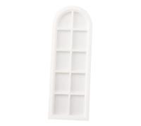 Xgdsnly Dollhouse Miniature Window Wall Frame 1 12 PLA Wooden Decorative Model And Ornament Suitable for Game Scenarios Collection, 12cm white