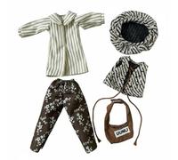Xgdsnly Dress Doll Dress Accessory Elegant 1/6 for Dolls 30 cm Contemporary Design Precision-Stitched Details Suitable for Game Exhibition Collection, Shan Shan Set
