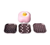 Xgdsnly Egg Cooker Dollhouse Miniature Decorative Set Model Home Appliance Accessory for Collectors Made of PP Suitable for Photography, Pink