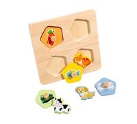 Xgdsnly Food Chain Learning Board Cognitive Training Hands-on Learning Puzzle Educational Animal Matching Board for Children, Young Children, Home, Preschool