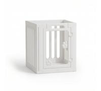 Xgdsnly Industrial Barrier In Playpen Pet Enclosure Puppy Fence Exercise Pen With Clear Panels And Hinged Door Customizable Interlocking Layout HDPE Acrylic, 50 50cm