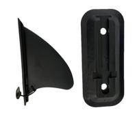 Xgdsnly Inflatable Kayak Fin Paddle Board Skeg With Clip Base PVC Build For Lightweight Strength Shallow Water Balance And Guidance suitable for river routes seaside daily use